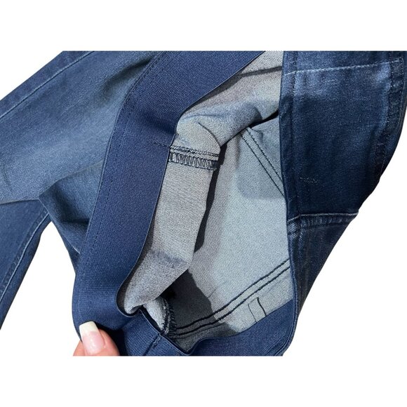 We The Free People Jeans Penny Pull On Flare Leg Size 27 Stretch Blue - Picture 12 of 12